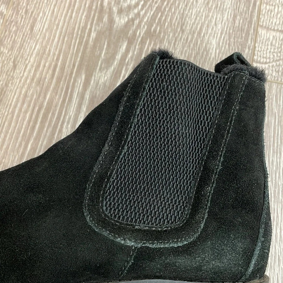 Emu Australia Ellin Suede Chelsea Boot Waterproof Merino Wool Lining Black 6 - Picture 14 of 16